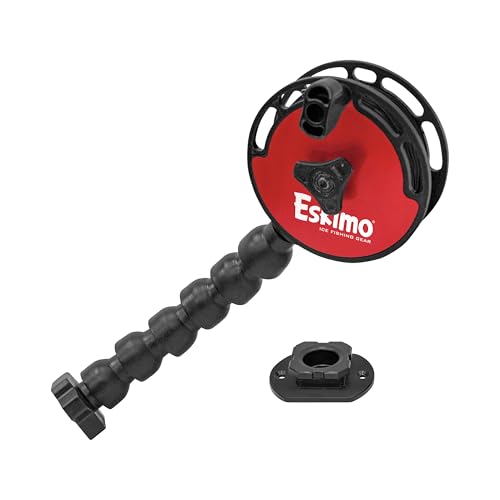 Eskimo® 41944 E-Hub™ Rattle Reel, Ice Shelters, Black