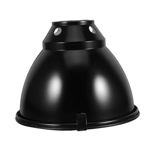 Milisten 1Set Aluminum Reptile Dome Light Shade for Turtle Heat Lamp Protection Heat Retention Durable Insulation for Indoor Greenhouses and Breeding Boxes