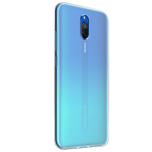 Image of Fashionury Back Cover for Redmi 8A Dual (Silicone|Transparent)