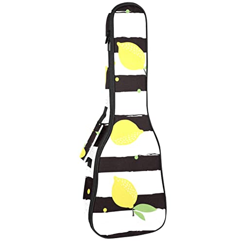 Sac de concert pour ukulélé soprano rembourré 10 mm rayé