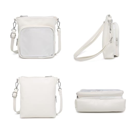 Image of Mini Ita Crossbody Purse, Pin Display Small Shoulder Bag For Anime