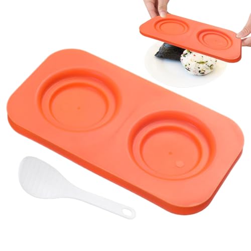 Molde de arroz para sushi,Molde de bolas de arroz, Moldes de arroz Moldeador de arroz Onigiri, Molde para hacer onigiri para sushi, molde para prensar arroz, fabricante de sushi cuadrado triangular, f