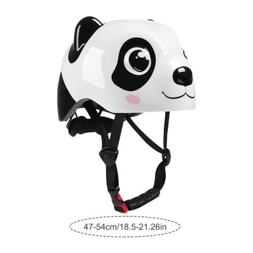 Casque de vélo enfants 2-6 ans réglable avec motif animal rigolo