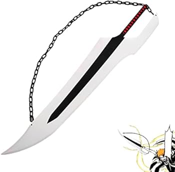 ブリーチ黒崎一護スタイル天鎖斬月BLEACH模造刀-斬魄刀 Amazon.co.jp: 黒崎一護 真の天鎖斬月 ブリーチ 木製 大刀 斬魄