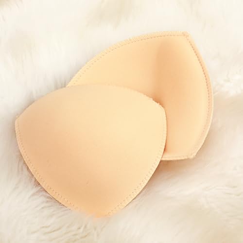 Xyembu 3 Pairs Bra Pads Inserts Push up,Removable Sports Breast Enhancers Inserts Enhancers for Dresses Swimsuits Bikini