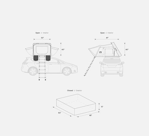 Condor Overland 2 Air Carpa Dura Techo Camping 4 Estaciones miniatura 5