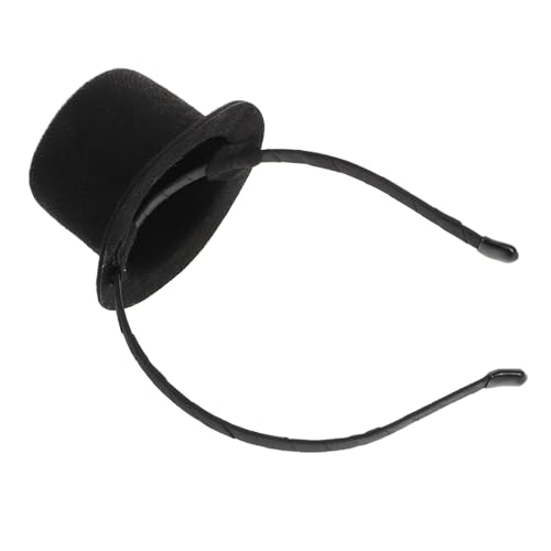 Chapeau mini noir vintage en serre-tête pour votre prochain cosplay rétro