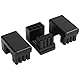 Jecdfs 3pcs GPU VGA PCIe 8 Pin U Turn 180 Grad Winkel Stecker Strom Adapter Board,Adapterplatine für Desktop-Grafikkarten, Umkehrtyp,Kompatibel mit ASUS, NVIDIA