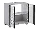 Schildmeyer Niko Waschbeckenunterschrank 113295, silber glanz-anthrazit glanz, 59,8/32,6/62,4 cm