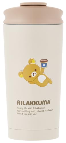 スケーター(Skater) サーモ タンブラー 450ml 保温 保冷 フラップロック リラックマ STBF5-A