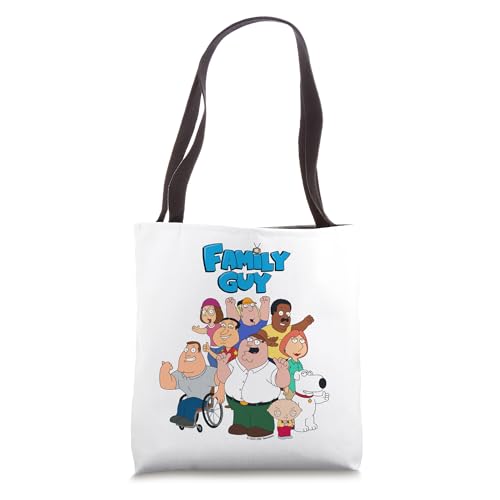 Family Guy Main Characters Cheerful Group Shot Tote Bag