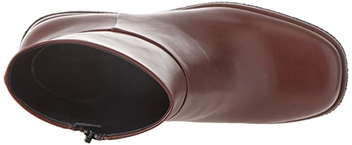 Image of Amazon Essentials Women's Platform Ankle Boots with Square Toe, Faux Leather