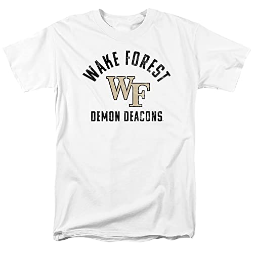 Wake Forest Demon Deacons Official Demon Deacons Logo Unisex Adult T Shirt,White, Large