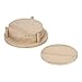 Jouet-Plus Sous-verres en bois à décorer, 6pcs