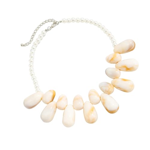 Collier acrylique goutte d'eau, le bijou coloré idéal pour vos sorties