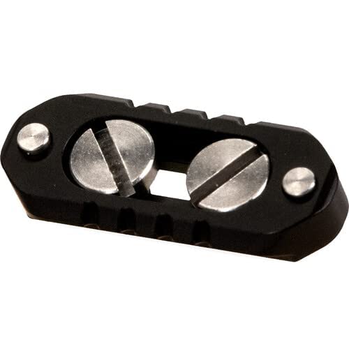 Tilta 18mm NATO Rail Attachment with Slotted Screw and Slotted Screwdriver - Titanium Gray TA-NRA-18-B, Black