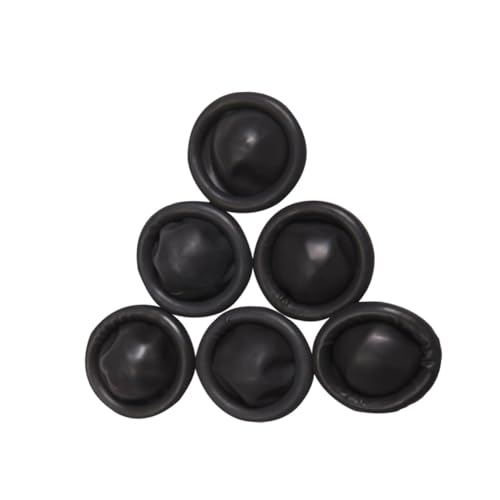 NULYLU 100 Pcs Disposable Fingertips for Cleaning Repair Craft Jewelry Black 2cm Diameter