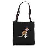 Kangaroo Wearing Sunglasses And Crown England UK Flag Tote Bag