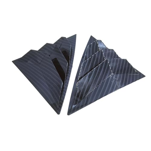 ZXYHBHD 2Pcs Side Window Blind Rear Car Rear Window Louver Decor Accessory, Compatible with Toyota Camry 2002-2005, B Carbon Fiber Look, normal