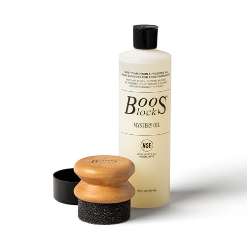 John Boos 2-Piece Care Set, 16 oz Mystery Oil &