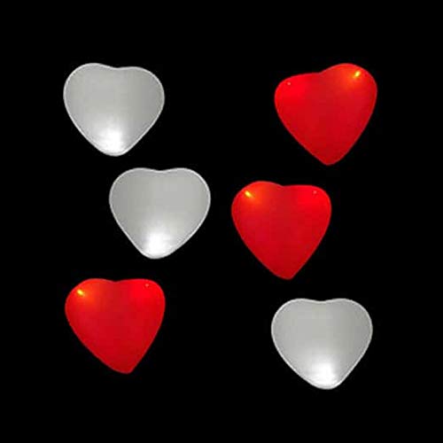 Globo LED con Forma de Corazón - Globo Luminoso (Blanco) Cover
