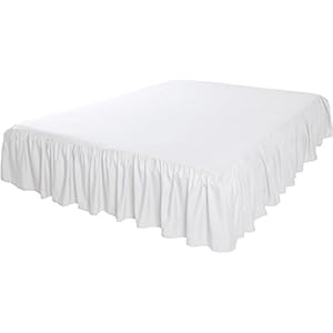 Amazonbasicslightweightruffledbedskirtclassicstylesoftandstylish100microfiberwith16dropqueenbrightwhitesolid  Urban Country Home Decor Amazon basics lightweight ruffled bed skirt classic style soft and stylish 100 microfiber with 16 drop queen bright white solid  urban country home decor