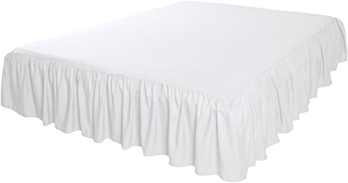 Amazonbasicslightweightruffledbedskirtclassicstylesoftandstylish100microfiberwith16dropqueenbrightwhitesolid  Urban Country Home Decor Amazon basics lightweight ruffled bed skirt classic style soft and stylish 100 microfiber with 16 drop queen bright white solid  urban country home decor