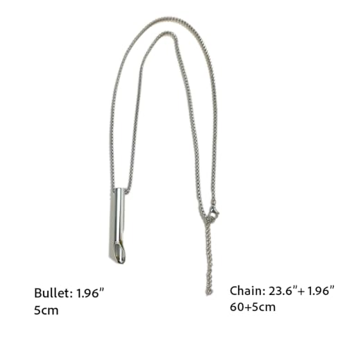 House Of Rave Meditation Whistle Bullet Scoop Necklace4