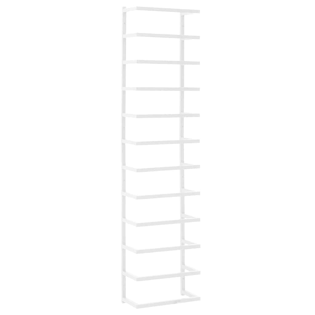 Toallero blanco 24 x 12 x 96 cm acero