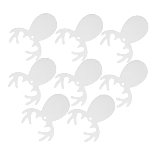 TOBBOMEY 8個 香水 個性的な装飾 カーズ DIY用芳香剤 のアロマセラピーリフィル diyの 伝達ペンダント のアロマ 交換 の昇華芳香剤 diyの材料 フェルト 白い