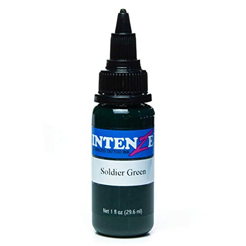 Intenze Soldier Green Tattoo Ink 1oz