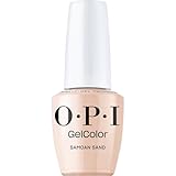 OPI GelColor Samoan Sand | Sheer Soft Pink Crème UV Cure Gel Nail Polish | Vegan & HEMA Free, Long Lasting, High Shine