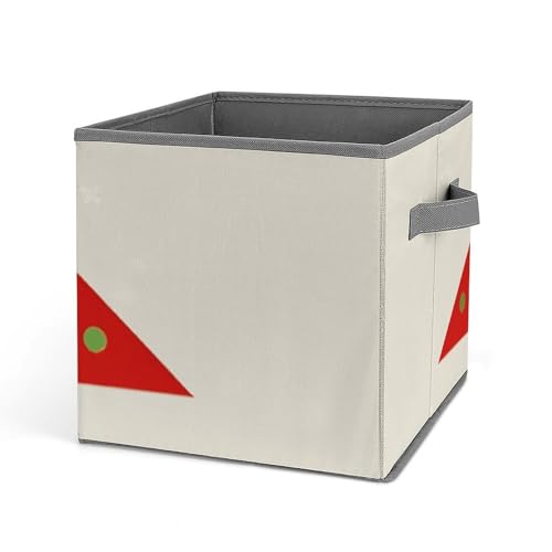 Organisateur de placard rouge pliable pour vêtements encombrants