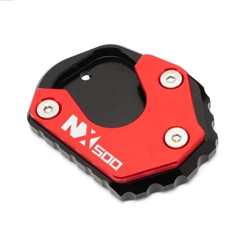 Plaque extension béquille NX500 coussinet auxiliaire pour stabiliser la moto