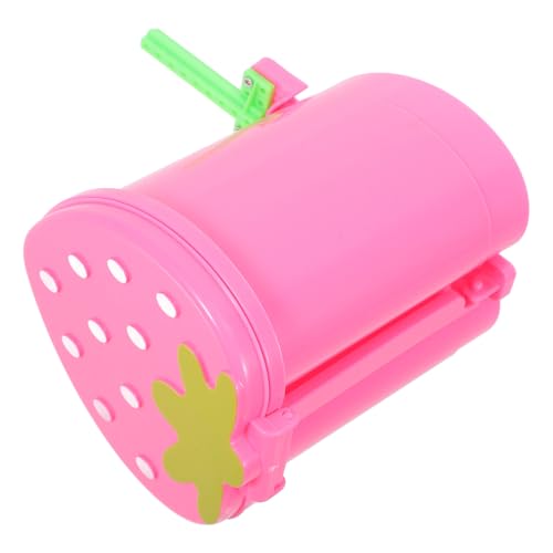 FONDOTIN イチゴのゴミ箱 かわいいゴミ箱 ピンクのゴミ箱 かわいい部屋の装飾 いちごくずかご かわいいゴミは缶です かわいい卓上ゴミ箱 Abs