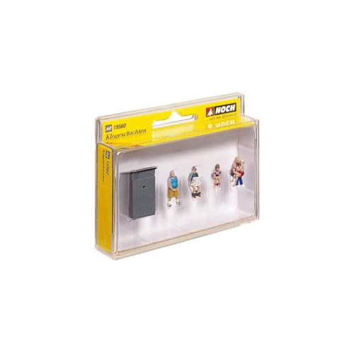 NOCH® Klogeschichten, handkolorierte Miniaturfiguren für Spur H0, Modellbau und Dioramen
