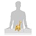 Made By Humans Balloon Giraffe Money Bank, Cool and Unique Ceramic Piggy Bank with High-Gloss Finish, Gold