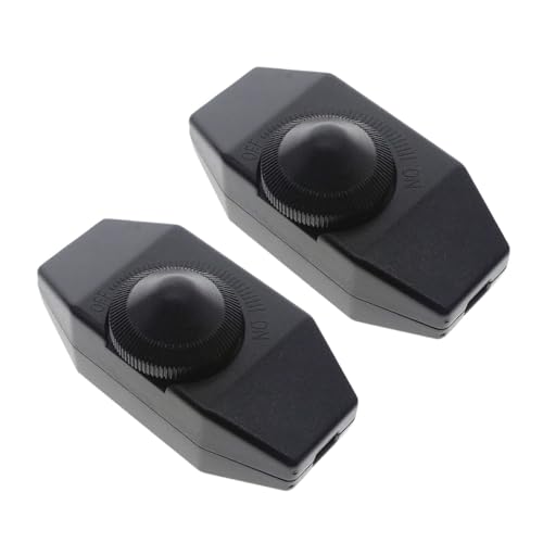 PEILINZE Dimmer Interruttori 2 Pz Led Dimmer Manopola Regolabile Facile Installazione Apparecchio di Illuminazione Accessori Elettrici Per Luci Dimmerabili