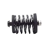 TANGSIYANG Fahrrad DäMpfer Fahrradstoßdämpfer zum Faltenrad weich/hartes hinteres Federzubehör spezielles abschließbar(Less 70kg)