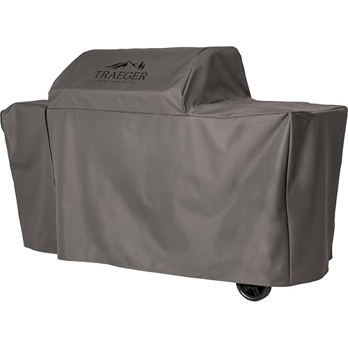 Image of Traeger Grills BAC776 Full-Length All Weather Grill Cover Accessory - Woodridge Pro and Woodridge Elite