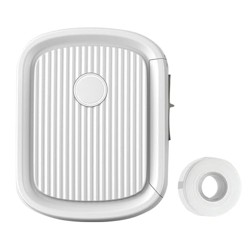 Imprimante d'étiquette thermique mini marqueur portable blanc BT