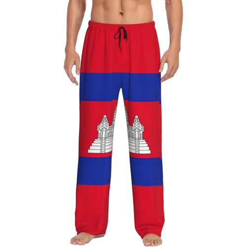 Pantalon de pyjama homme à motif Cambodge pour vos soirées détente