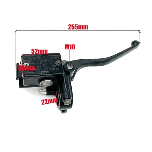 Palanca de freno derecho de 22mm para moto Honda TRX125 TRX200 y TRX250 4