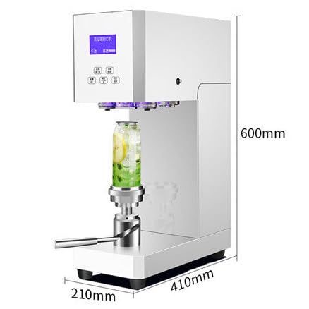 Kommerzielle automatische Becherversiegelungsmaschine, halbautomatischer Dosenversiegeler mit Zähler für Soda und Blechdosen, effiziente Becherversiegelungslösung