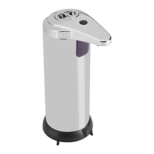 Preisvergleich Produktbild Garosa Automatisch Berührungslos Sensor Seifenspender Batteriebetrieben für Badezimmer Badaccessoires Haus Hotel