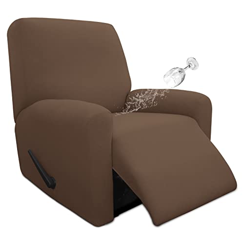 Image of Easy-Going 4 Pieces Waterproof Recliner Chair Slipcover Washable