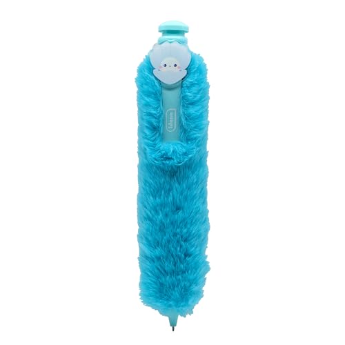 Immagine prodotto: Idena 20200 - Penna a sfera con peluche, penna morbida blu con clip a forma di nuvola, divertente per bambini, adolescenti e ufficio