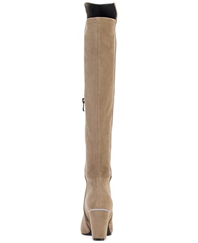 Dkny Women's Knee-High Classic Heeled Boot, Lt Mltry, 7.5 #TOP1