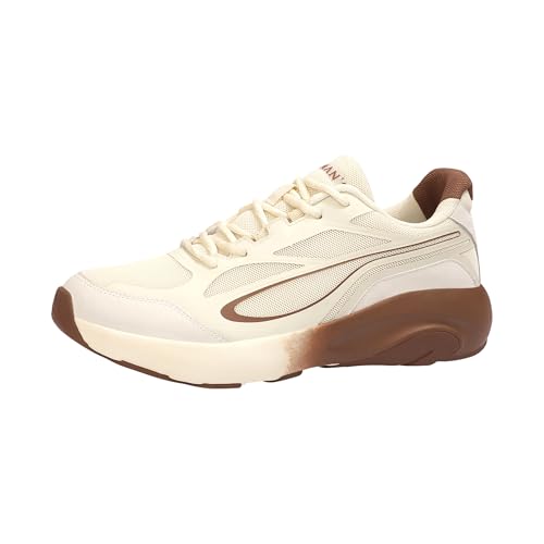 Image of Neeman's Urban Strive Sneakers for Men | Lightweight Breathable Mesh Casual Shoes with Dual Foam Cushioning & High Traction Sole | Lace Up Walking Shoes