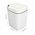 SUNFECILI 12L Automatic Trash Can,Smart Trash Can,Touchless Motion Sensor Trash Can,Waterproof Wastebasket Intelligent Garbage Can with Lid for Bedroom Bathroom Office Kitchen, White
